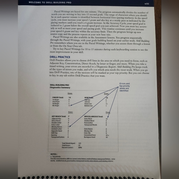 Skill Building Pro Cengage Learning Keyboarding Lessons Building Typing Skills - Picture 12 of 16